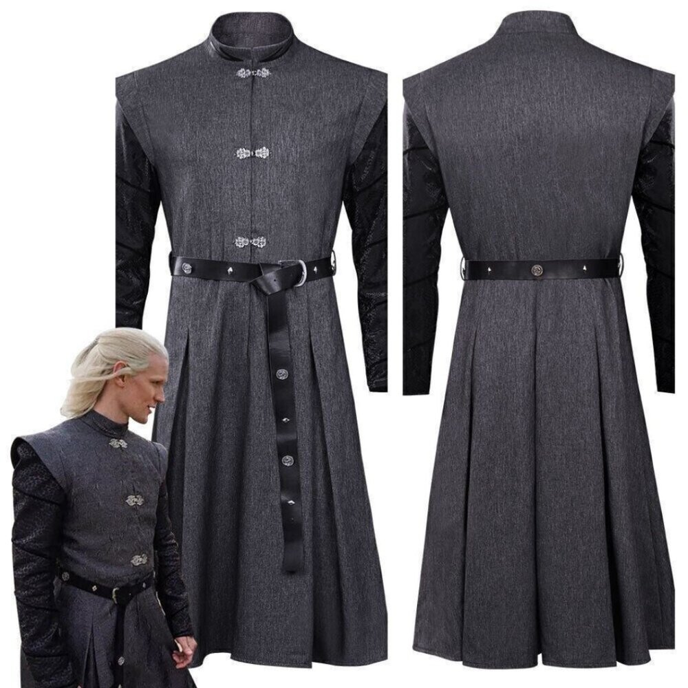 House of the Dragon Daemon Targaryen Cosplay Costume Halloween Outfit Suit